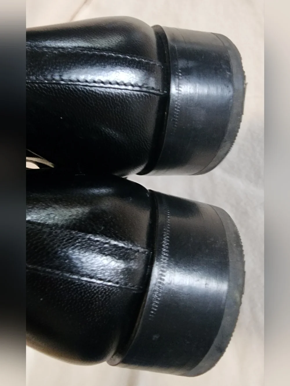 Florsheim Black Leather Ankle Booties